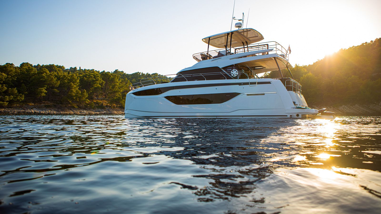 Prestige M48 Dolce Far Niente power catamaran charter Croatia