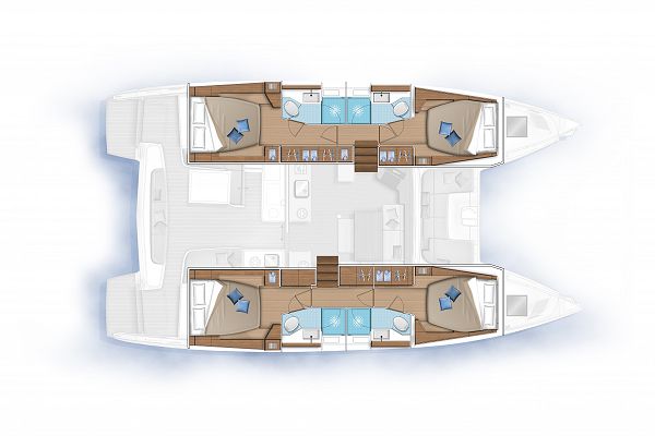 Lagoon 46 'Breeze' - Available for charter on Yachtaris