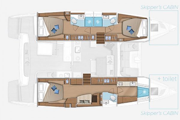 Lagoon 46 'Tatry' - Available for charter on Yachtaris